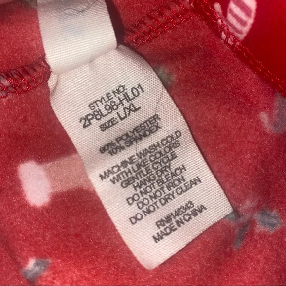 Shosho Fleeced lined Xmas leggings. SZ L/XL NEW - Picture 3 of 3